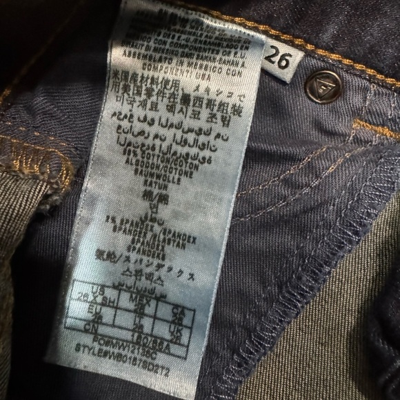 Women’s Y2k ORIGINAL Guess Jeans Dark Wash Daredevil Boot Size 26 EUC No holes - Picture 14 of 16